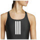 Adidas Γυναικείο ολόσωμο μαγιό 3-Stripes V-Back Swimsuit